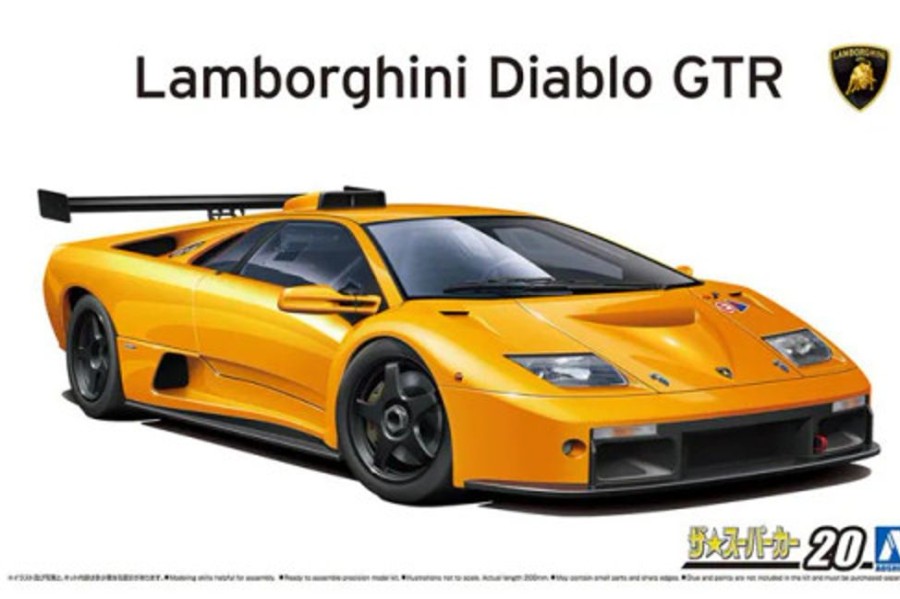 Cars | Model & Die-Cast Aoshima Aoshima 1/24 '99 Lamborghini Diablo Gtr