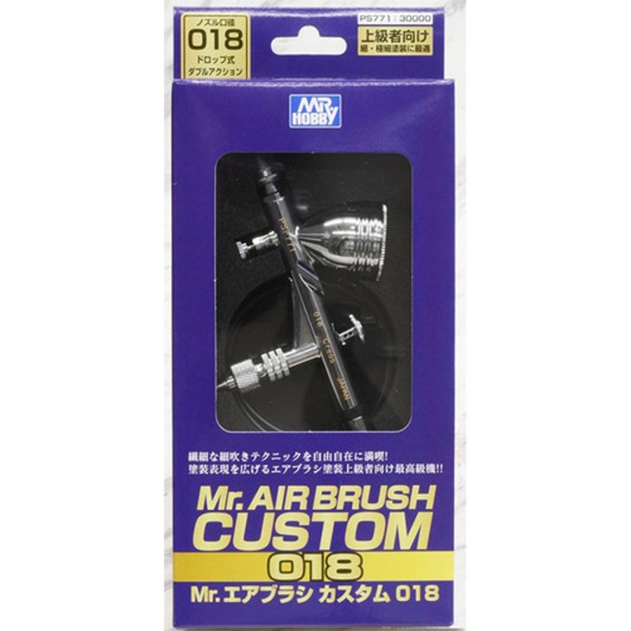 Paint Brushes, Airbrushes & Compressors | Accessories Mr Hobby Mr Hobby Gsi Creos Ps771 Mr Airbrush Custom 0.18Mm