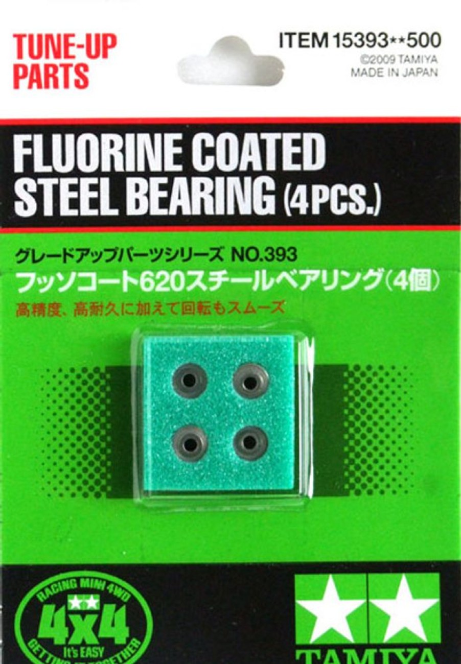 Parts Tamiya Tamiya - Jr Steel Bearing 4Pcs - Fluorine Coated [15393]