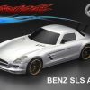 Rc Car Shell & Accessories | Parts Matrixline Benz Sls Amg Pc Body Shell With Chrome Light Bucket