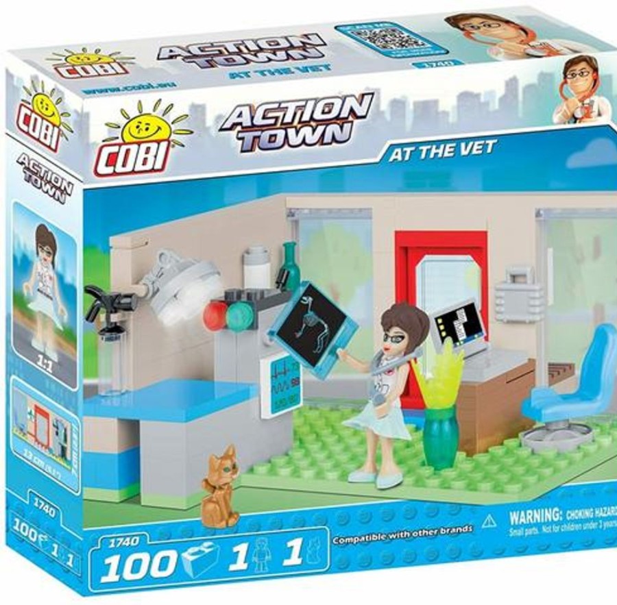 Model & Die-Cast Cobi Cobi - Action Town 1740 At The Vet 100Pcs