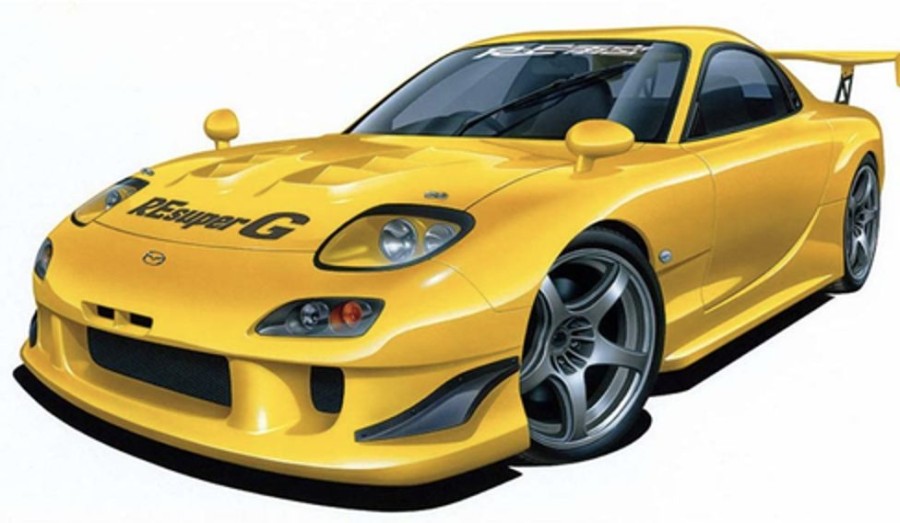 Cars | Model & Die-Cast Aoshima Aoshima - 1/24 Mazda Re Amemiya Fd3S Rx-7 1999 Kit