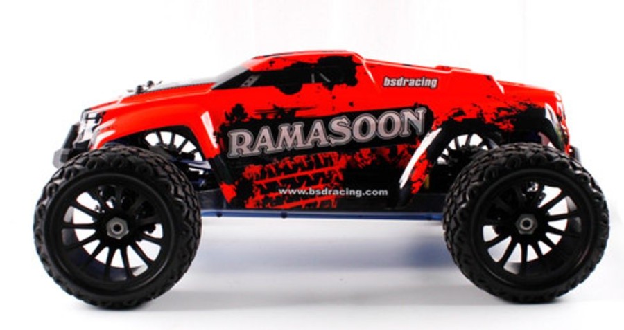 Off-Road | Cars/Tanks BSD Bsd Bs916T Ramasoon 1/10 4Wd Brushed Rtr Monster Truck Orange Colour W/ G.T. Power V6 Balance Charger