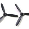 Planes Volantex Volantex Rc 3 Blades Propeller 2 Pieces For 761-11 Bf109, 761-12 Spitfire 761-13 P40 400Mm 761-15 Zero 400Mm Rc Plane (2Pcs)