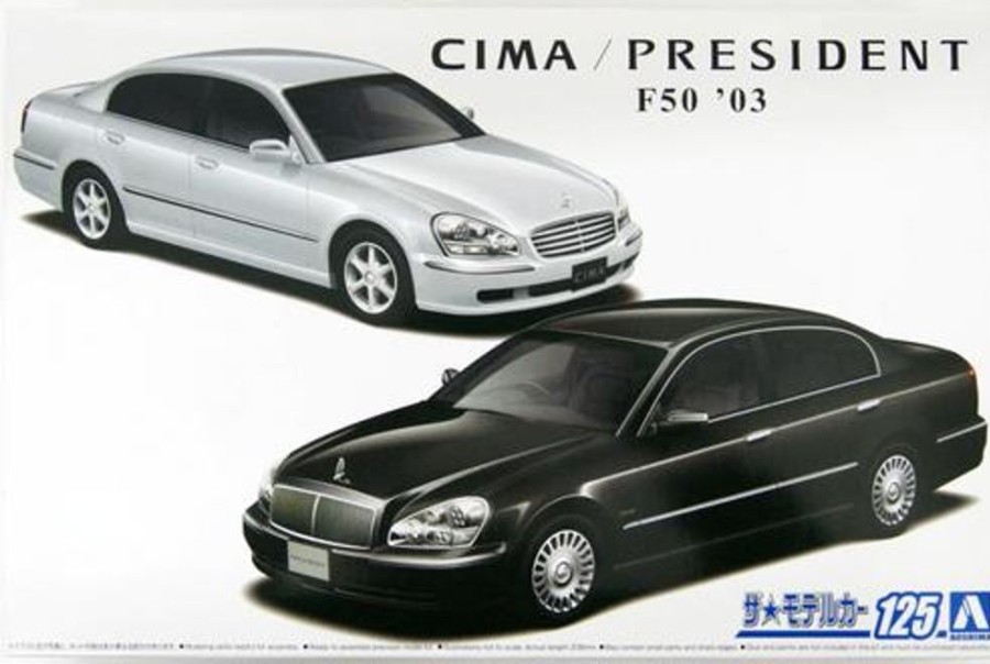 Cars | Model & Die-Cast Aoshima Aoshima - 1/24 Nissan F50 Cima/President `03