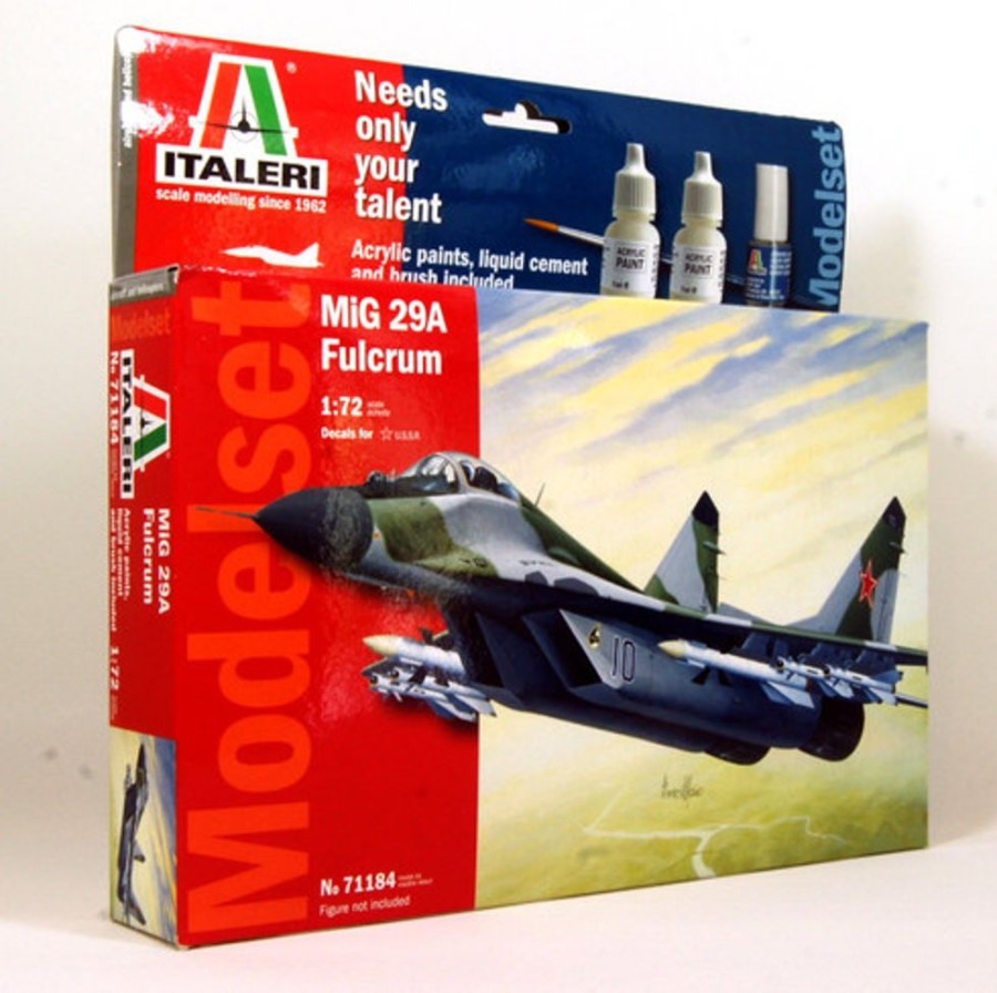 Aircraft | Model & Die-Cast Italeri Italeri - 1/72 Mig-29A Fulcrum Plastic Model Kit [1-71184]