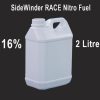 Accessories Sidewinder Sidewinder Race 16% Model Engine Fuel, On Road/Off Road, Non Ringed Engine, 12% Oil.2L (Pick Up Only)