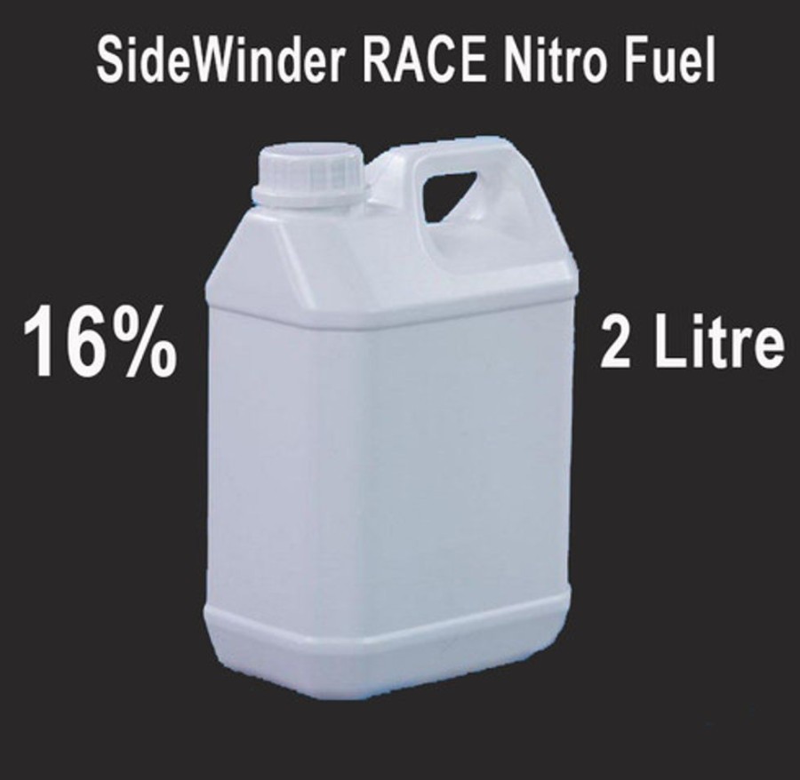 Accessories Sidewinder Sidewinder Race 16% Model Engine Fuel, On Road/Off Road, Non Ringed Engine, 12% Oil.2L (Pick Up Only)