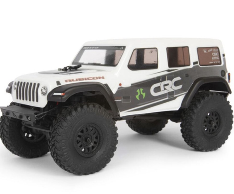 Cars/Tanks Axial Axial 1/24 Scx24 2019 Jeep Wrangler Jlu Crc 4Wd Rock Crawler Brushed Rtr, White