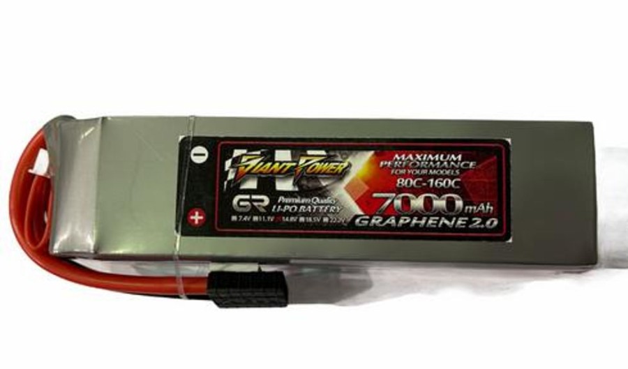 Lithium Polymer Batteries | Batt/Charger Giant Power Giant Power Graphene 2.0 4S 14.8V 7000Mah Li-Po W/ Traxxas Plug