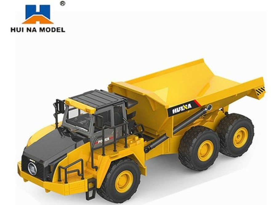 Cars/Tanks Huina Huina 1568 2.4Ghz Alloy Dump Truck Caterpillar Tractor Model Engineering Vehicle Excavator