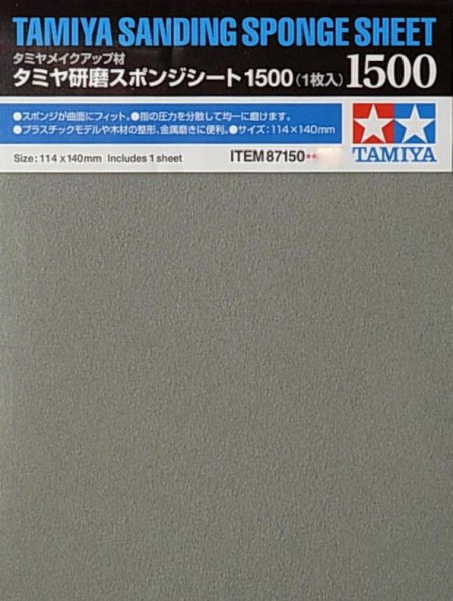 Tamiya Tools | Accessories Tamiya Tamiya 1500 Grit Sanding Sponge [87150]