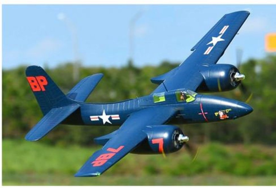 Planes FMS F7F Tigercat Blue Pnp, 1700Mm