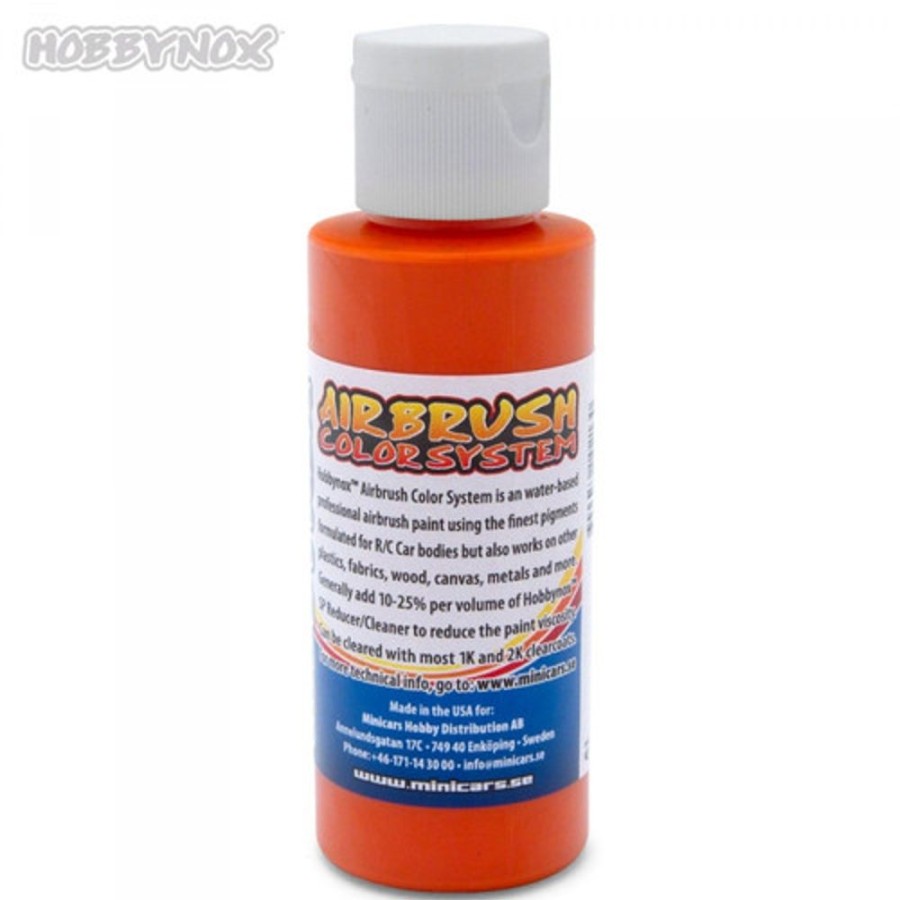 Hobbynox Paint | Accessories Hobbynox Hobbynox - Airbrush Color Solid Orange 60Ml