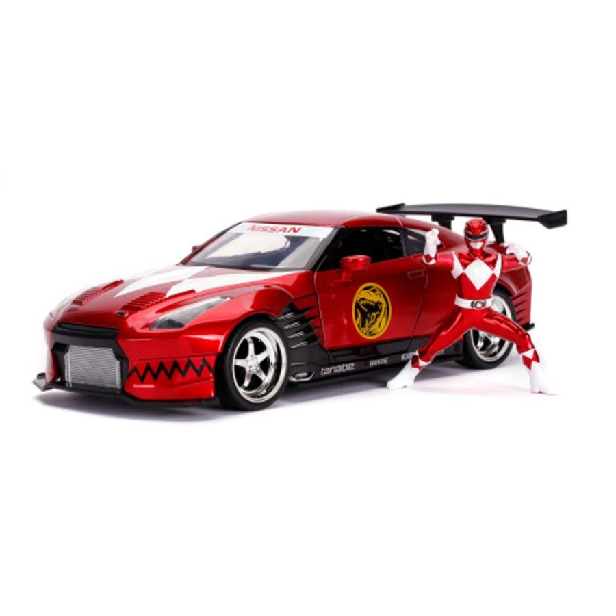 Model & Die-Cast JADA Jada 1/24 Power Rangers Red Ranger & 2009 Nissan Gt-R (R35) [31908]