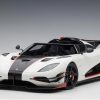 Model & Die-Cast AUTOart Auto Art 1/18 79016 Koenigsegg One : 1 (Pebble White/Carbon Black /Red Accents)