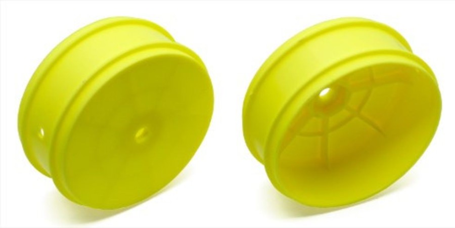 Car Parts By Brand | Parts Team Associated (D) Team Associated 12Mm Hex 61Mm 4Wd Front Buggy Wheels (2) (Yellow)