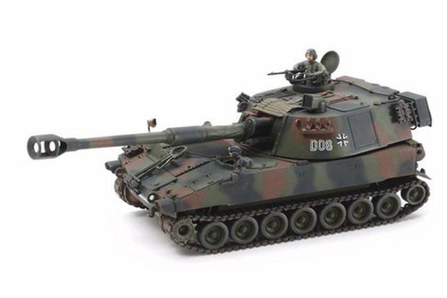 Military | Model & Die-Cast Tamiya Tamiya - 1/35 German Bundeswehr Self-Propelled Howitzer M109A3G Plastic Model Kit [37022]