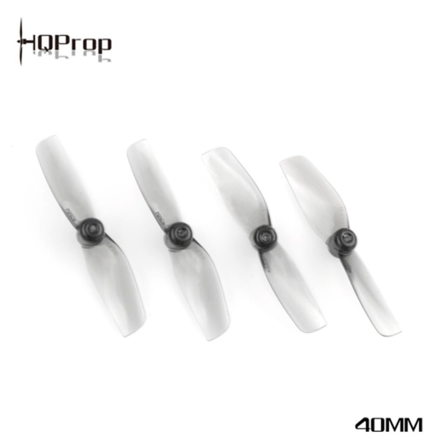 Propellers | Parts HQProp Hq Micro Whoop Prop 40Mmx2 Grey (2Cw+2Ccw) (1Mm Shaft)