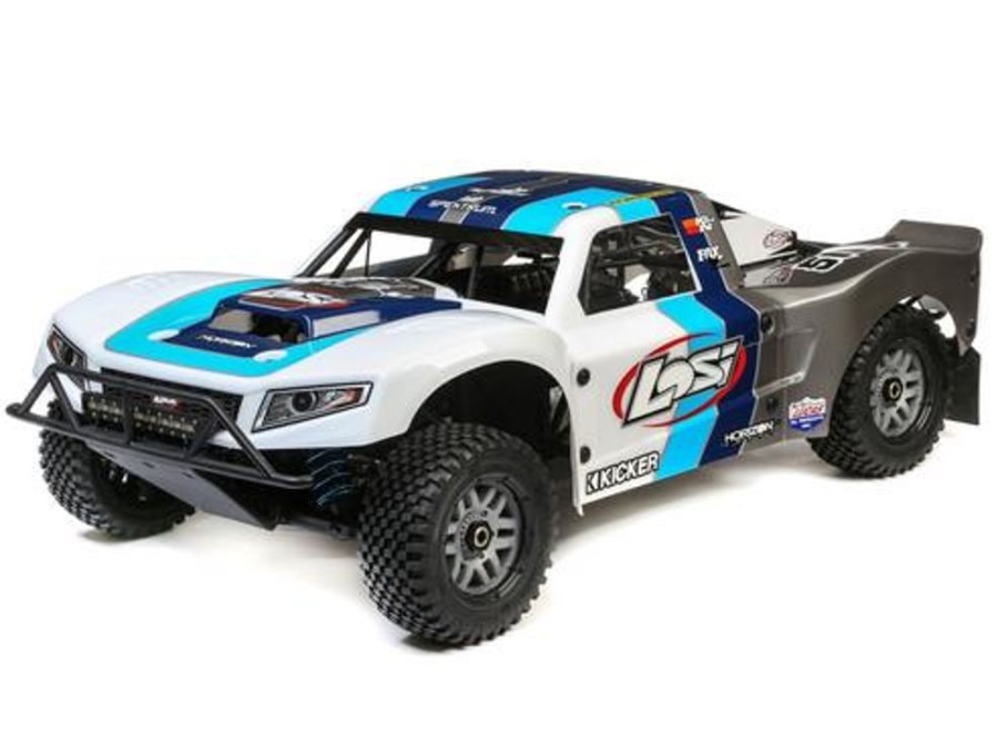 Cars/Tanks Losi Losi 5Ive-T 2.0 V2: 1/5 4Wd Sct Gas Bnd: Gry/Blu/Wht