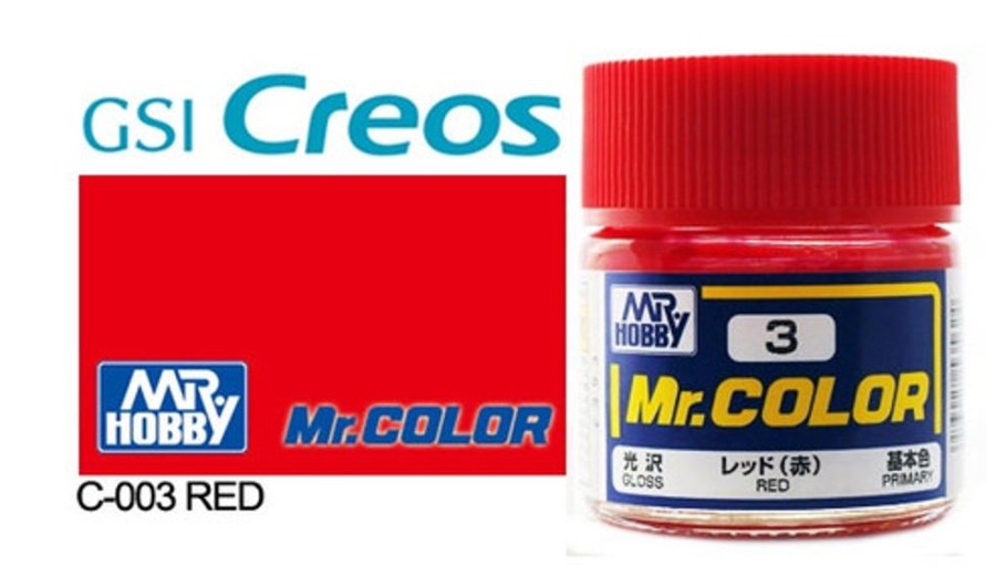 Mr. Hobby Paint | Accessories Mr Hobby Gunze - C003 Mr Color Gloss Red