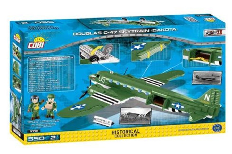 Model & Die-Cast Cobi Cobi - Small Army 5701 Douglas C-47 Skytrain 550Pcs