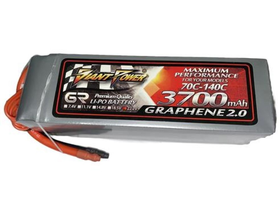 Lithium Polymer Batteries | Batt/Charger Giant Power Giant Power Graphene 6S 22.2V 3700Mah 70C Li-Po W/ No- Plug