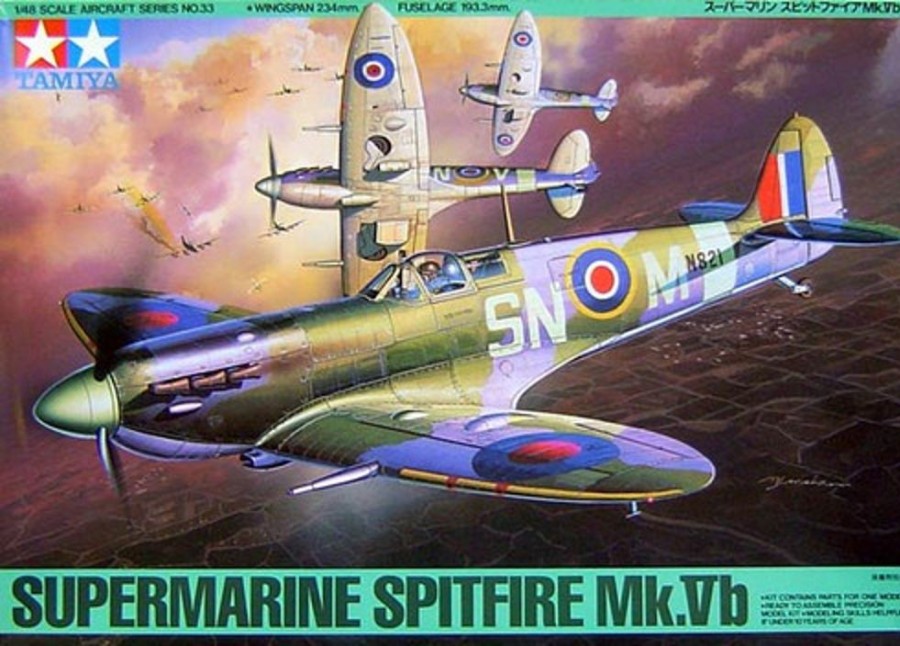 Aircraft | Model & Die-Cast Tamiya Tamiya - 1/48 Spitfire Mk.Vb Wwii [61033]