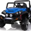 Ride On Softsunshine New 24V Polaris Style 2 Wheels Drive Ride On Two Seats W/ Rubber Tyres (Blue)