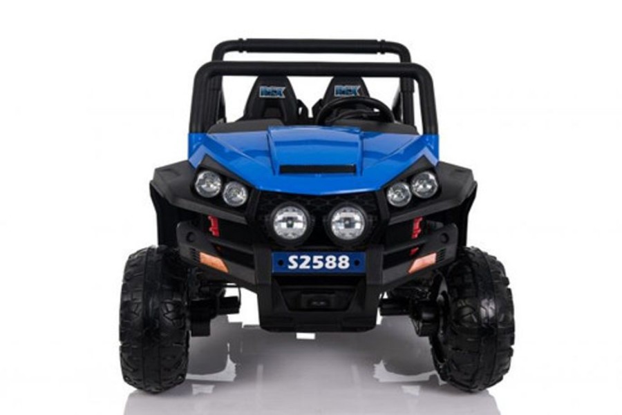 Ride On Softsunshine New 24V Polaris Style 2 Wheels Drive Ride On Two Seats W/ Rubber Tyres (Blue)