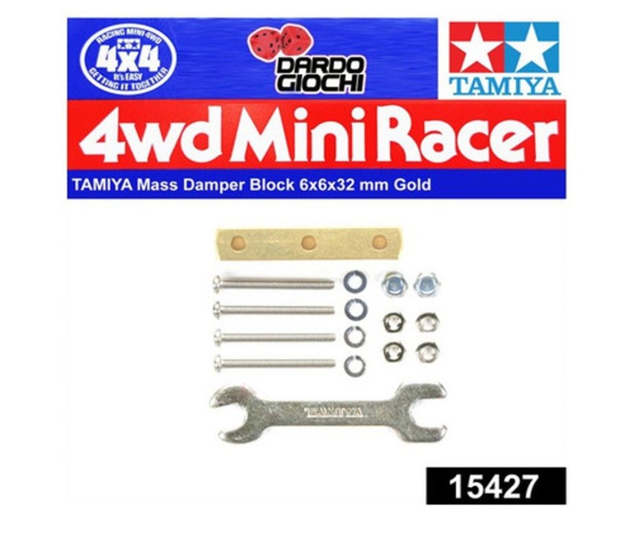 Parts Tamiya Tamiya - Jr Mass Damper Square - 6X6X32Mm [15427]