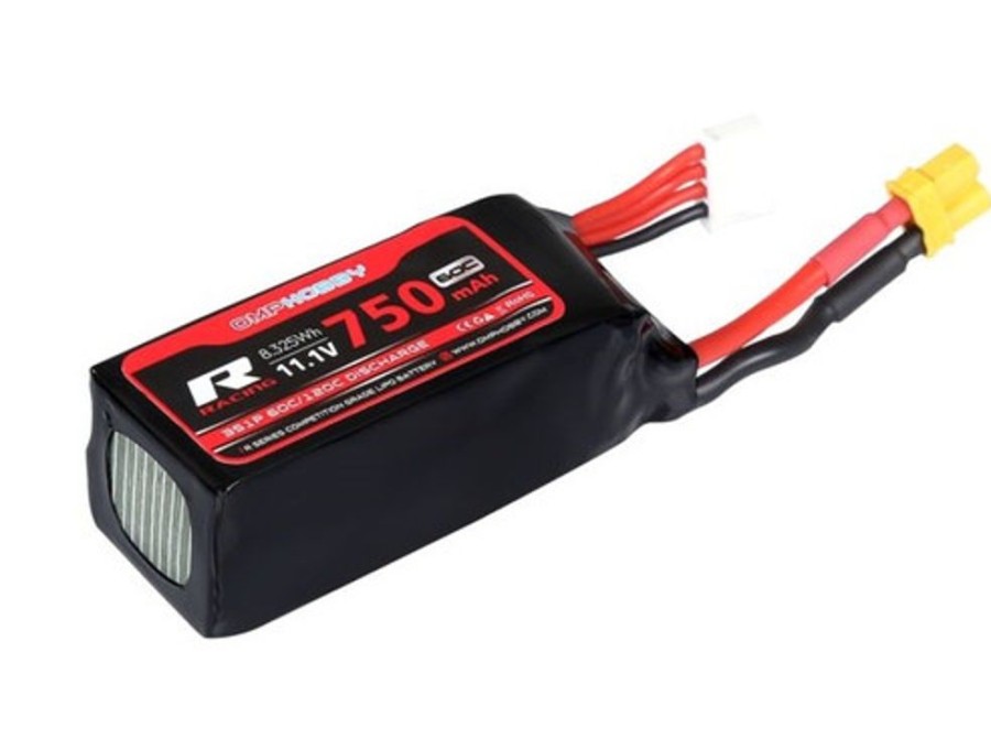 Lithium Polymer Batteries | Batt/Charger OMP Hobby Omphobby 3S Lipo Battery For M2 Evo 60C W/Xt30 (11.1V/750Mah)