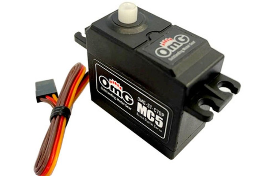 Omg Servos | Electronics OMG Omg A-Mc5 Plastic Gear Standard Size Brushed Servo ( 7.5Kg Torque) For All 1/10 Size Cars