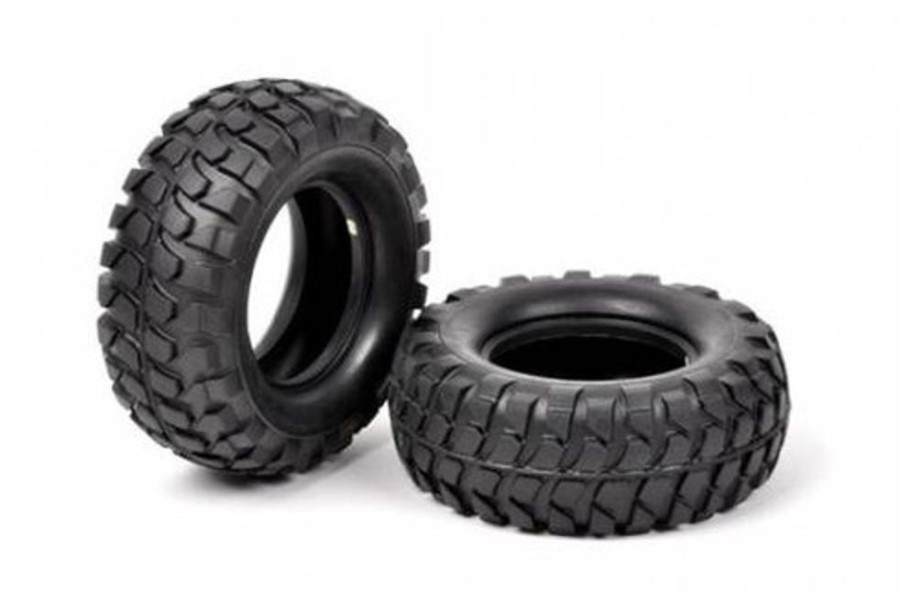 Rim & Tyre | Parts Tamiya Tamiya 54598 - Op.1598 Lock Block Tire Soft 2 Pcs. (Cc-01)