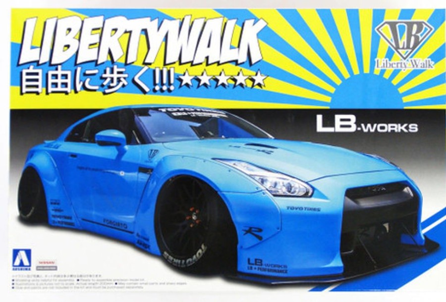 Cars | Model & Die-Cast Aoshima Aoshima - 1/24 Liberty Walk No.9 Lbworks R35 Gt-R Ver.1