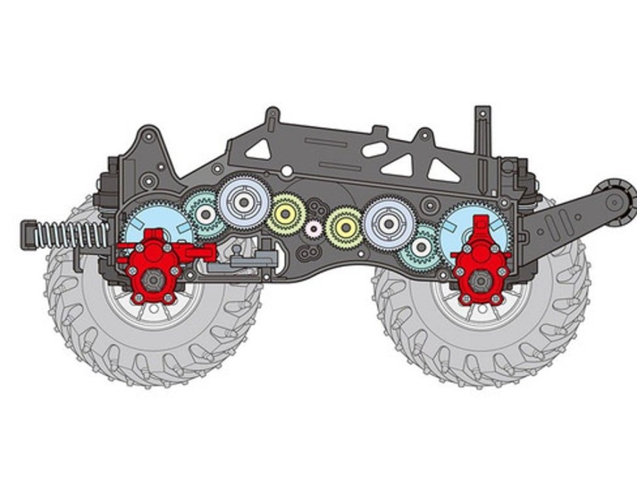 Off-Road | Cars/Tanks Tamiya Tamiya 58672 - 1/14 Monster Beetle Trail 4Wd Off Road Car (Gf-01Tr) [Esc Included]