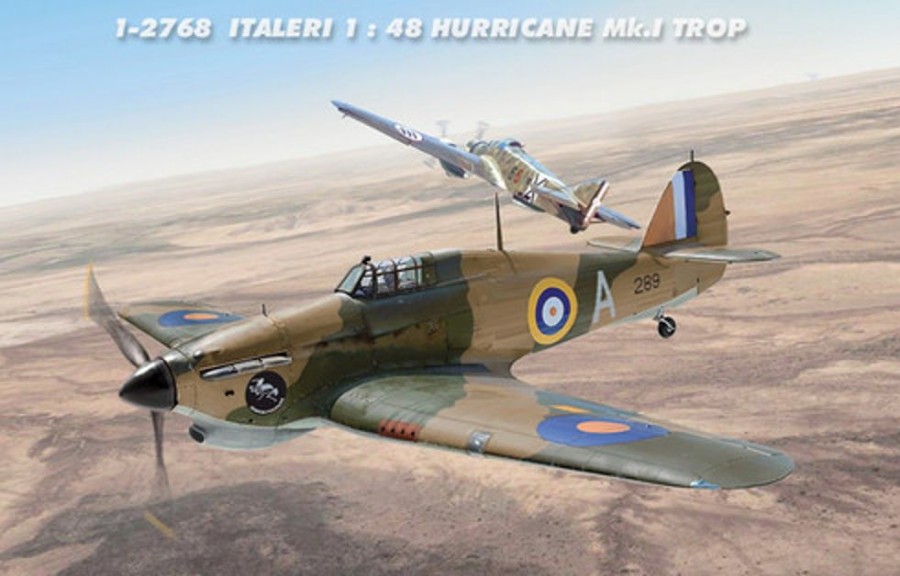 Aircraft | Model & Die-Cast Italeri Italeri - 1/48 Hurricane Mk.I Trop Plastic Model Kit [1-2768]