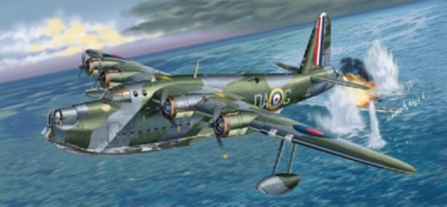 Aircraft | Model & Die-Cast Italeri Italeri - 1/72 Sunderland Mk.1 Plastic Model Kit [1-1302]