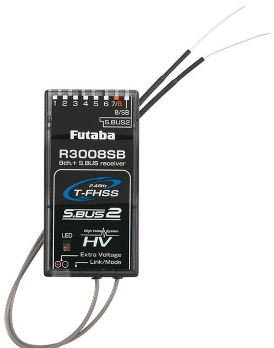 Futaba | Electronics Futaba Futaba R3008Sb 2.4Ghz T-Fhss 8/32-Channel S.Bus2 Hv Telemetry Receiver