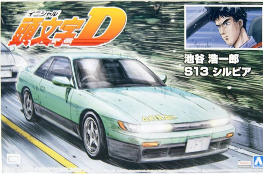 Cars | Model & Die-Cast Aoshima Aoshima Initial D Koichiro Iketani S13 Silvia 1/24 Scale Kit