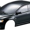 Rc Car Shell & Accessories | Parts KillerBody 48005 | Killerbody 1/10 Mitsubishi Evolution X Black Painted Body Shell