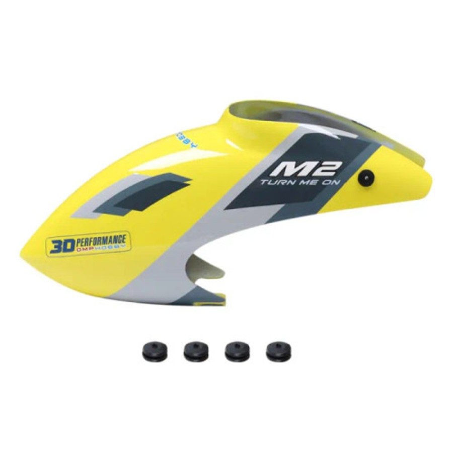 Omp Hobby Parts | Parts OMP Hobby Omphobby M2 Evo Canopy Set-Racing Yellow Oshm2323Y