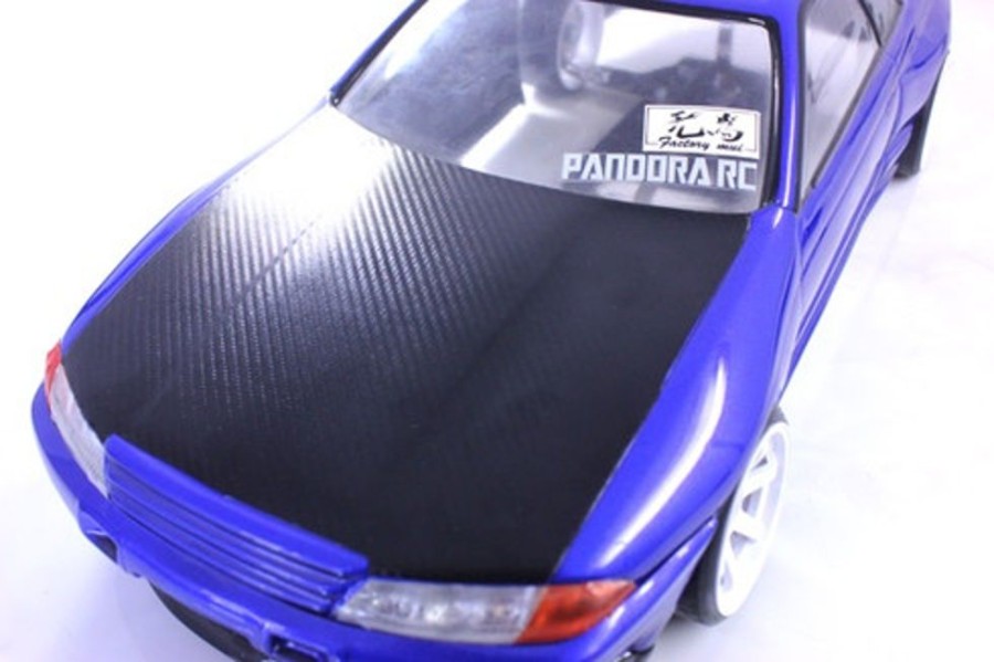 Rc Car Shell & Accessories | Parts Pandora Carbon Style Decal (Black) [Vgp-606]