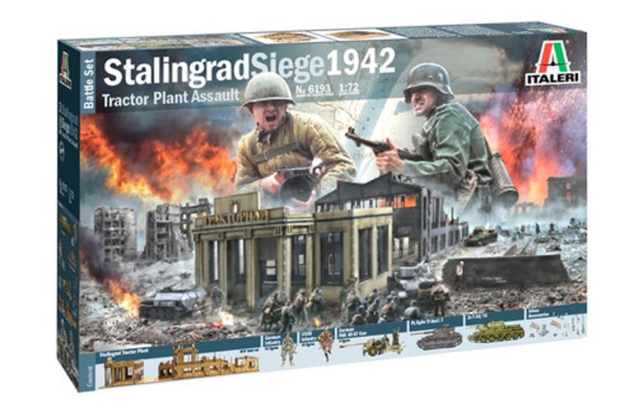 Military | Model & Die-Cast Italeri Italeri 6193 - 1/72 Wwii-Stalingrad Siege 1942 Operation Battler Set