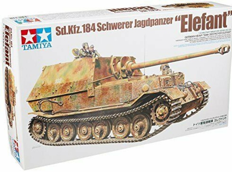 Military | Model & Die-Cast Tamiya Tamiya - 1/35 German Tank Destroyer Elefant Plastic Model Kit [35325]