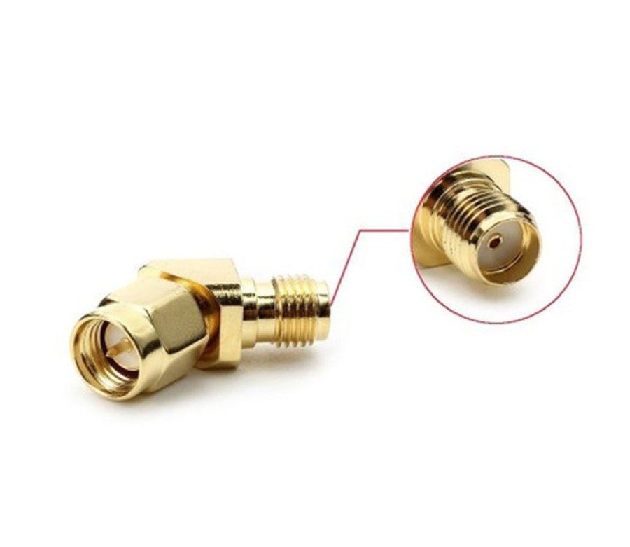 Antennas | Electronics Hobby Station 45 Degree Antenna Adapter Connector Sma Male To Sma Female