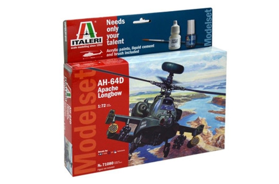 Aircraft | Model & Die-Cast Italeri Italeri - 1/72 Model Kit Ah 64D Apache Longbow Plastic Model Kit [1-71080]