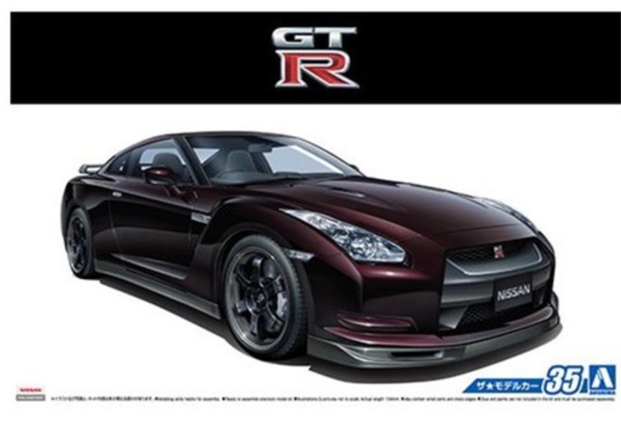 Cars | Model & Die-Cast Aoshima Aoshima - 1/24 The Model Car No.35 Nissan R35 Gt-R Spec-V '09