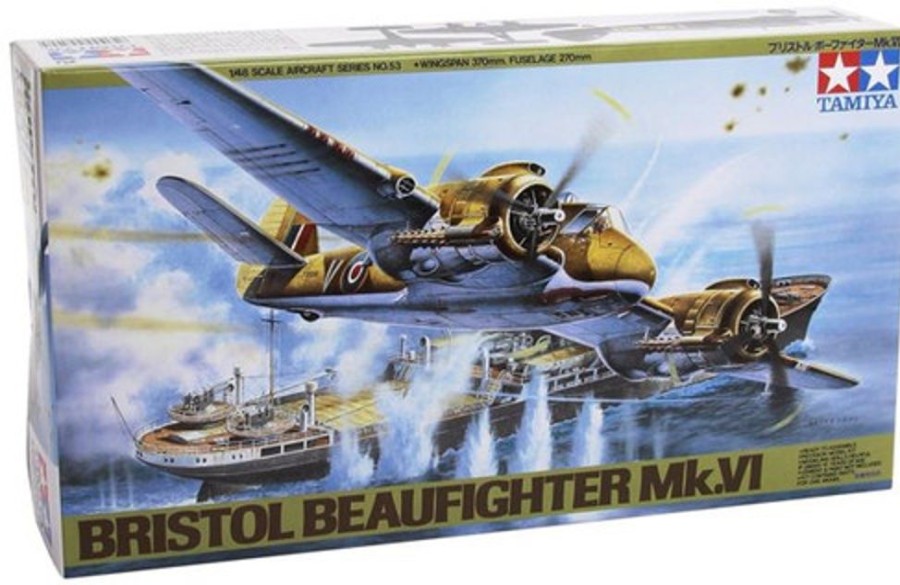 Aircraft | Model & Die-Cast Tamiya Tamiya - 1/48 Bristol Beaufighter Mk.Vi Wwii Plastic Model Kit [61053]