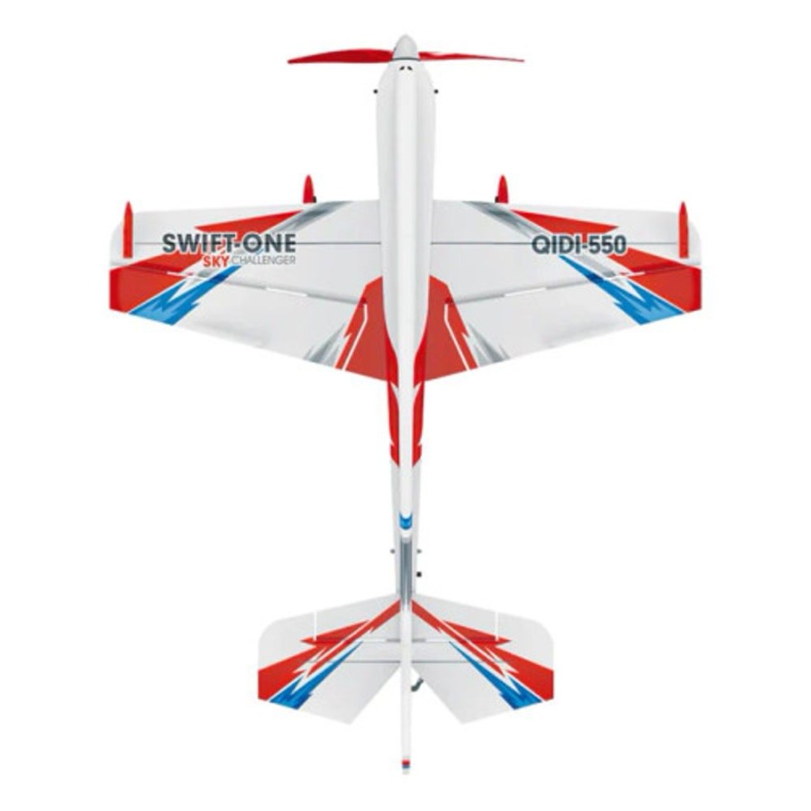 Planes QIDI Qidi-550 Swift-One Sky Challenger 2.4Ghz Rc 3D Acrobatic Plane Rtf Compatible S-Bus Dsm Signal